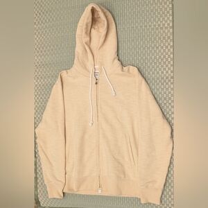 Jackman GG Sweat Parka Heavyweight FZ Hoodie Yellow Men's Size XL Made in Japan